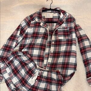 Abercrombie & Fitch plaid flannel pajama set